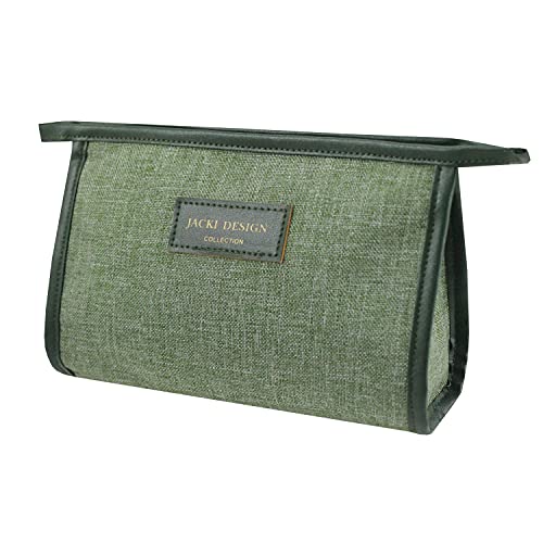 Necessaire Estojo Simples Feminina Barata Pequena Quadrada Cor:Verde