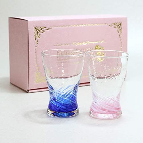 ペアグラス おしゃれ プレゼント ビールグラス ビアグラス オシャレ ギフト ビアジョッキ ビールジョッキ 琉球ガラス グラス 蛍入り ホタル石 海蛍アイスグラス 2個 ペアセット ギフトbox付 青 ピンク Faz Co Zm
