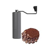 Moulin À Café Manuel, Moulin en Acier Inoxydable CNC, Moulin Conique Réglable Renforcé À Double Palier, Compact Et Portable pour La Maison, Le Bureau, L'hôtel Ou Les Voyages