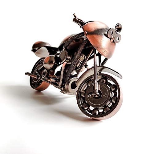 HomeZone® Stylish Bronze Effect Metal Moto GP Inspired Motorbike Sculptures Nuts & Bolts Desk Office Sculpture Men's steampunk buy now online HomeZone® Stylish Bronze Effect Metal Moto GP Inspired Motorbike Sculptures Nuts & Bolts Desk Office Sculpture Men's steampunk buy now online