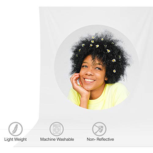 Limostudio 10 X 12 Feet (120 X 144 Inch) White / Black / Green Screen Backdrop, Background Fabric Muslin For Chromakey Photography, Agg1933 #TOP3