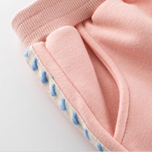 Autumn and Winter New Children's Pants in The Children Plus Fleece Sports Pants Love Everything Girls Wear3