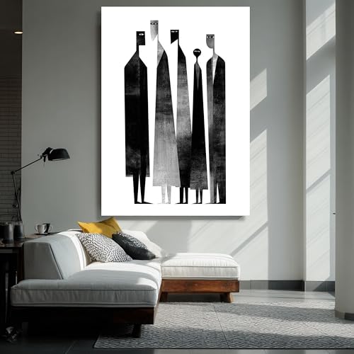 Décoration murale géométrique pour valoriser un mur blanc sans surcharger - 2