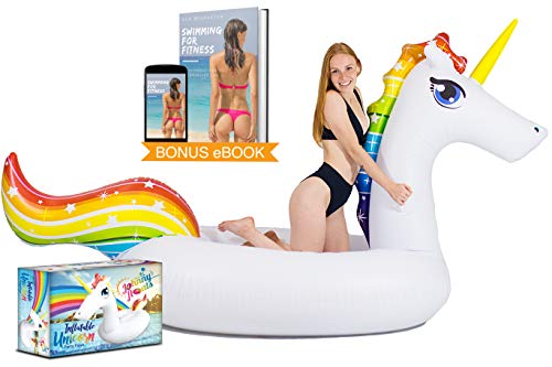 Unicorn Pool Float - Giant Pool Float is Awesome for Parties - Great for Kids Adults