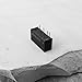 Create idea 2pcs B1212S-2W 4 PIN Isolated Power Module Relay 20x14mm for Home Automation Industrial Control Resistor, Black