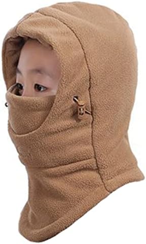 Azarxis Kids Balaclava Fleece Hat Thermal Full Face Cover Cap Winter Warm Neck Warmer Hood Windproof Adjustable for Boys Girls Skiing Snowboarding Skating Cycling Hiking Outdoor