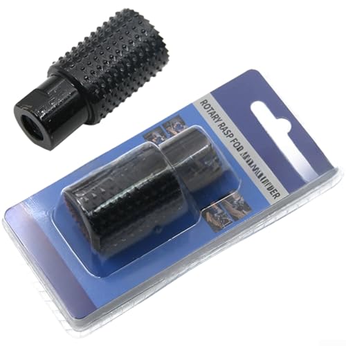 Escofina giratoria para tallar madera para amoladora angular M10/Para tamaños de rosca, cortador de agujeros de acero al carbono, adecuado para pulir moler y abrir poros (M10110g)