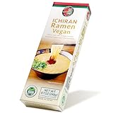 Official ICHIRAN Vegan Ramen Kit (Pork Bone Broth Flavor), Plant-Based Tonkotsu Flavor Ramen Noodle Soup Imported from Japan, 8.7 oz (2 Servings)
