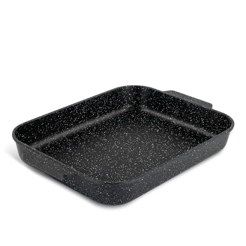 Bandeja para hornear profunda Scoville Neverstick con asas integradas 2