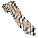 Hecho de 100% poliéster. 1 Uds Classic Men \'s Tie Wallace Red Original Scottish Tartan Corbatas para el cuello, Cuadros escoceses clásicos 8, Taille unique