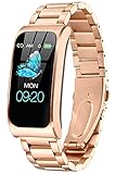 【Smartwatch Kompatibel mit IOS und Android Handy】Unterstützte Systeme: iOS 9.0 oder höher, Android 5.0 oder höher, Bluetooth 5.0. Laden und installieren Sie die kostenlose App 