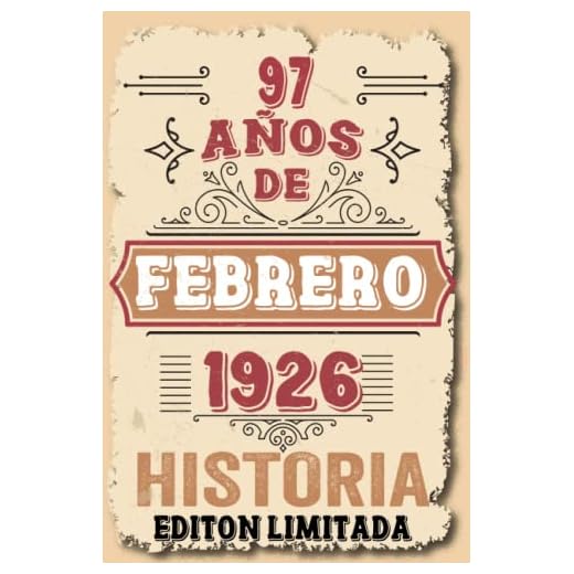 97 Años Cumpleaños Hombre Vintage 1926 Hecho En Febrero 1926: 97 años Regalos de cumpleaños de Febrero | Citas de motivación| Cumpleaños de Febrero| ... de cumpleaños personalizados para Enamorados