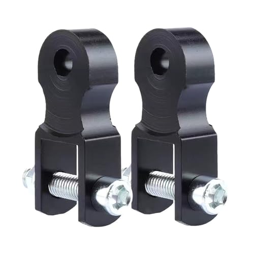 Motorrad Stoßdämpfer Verlängerung – 2X Höherlegungspad, Mit Schrauben | Höhenverstellbarer Heber Für Motorradfederung, Robust &, Verbessert Fahrkomfort & Bodenfreiheit, Einfache Montage, Langle
