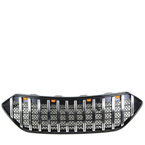 Grille de radiateur chrome Hyundai Santa Fe 13-16 de qualité supérieure avec feux LED
