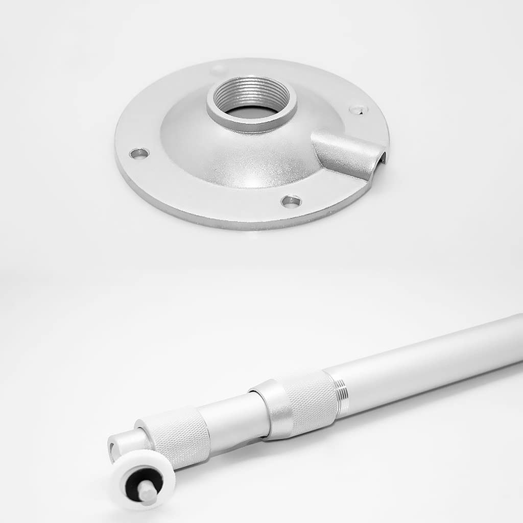 Supporto per proiettore a parete per proiettore compatto sollevamento telescopico regolabile da 40 a 60 cm staffa per riunioni di casa ufficio supporto regolabile