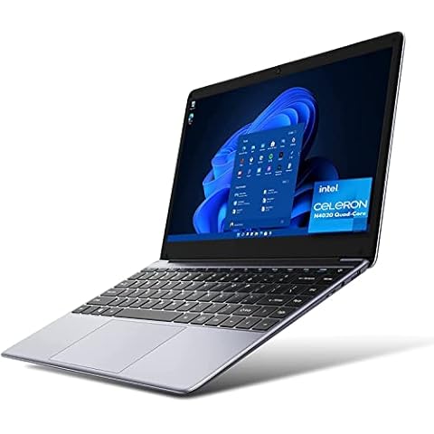CHUWI HeroBook Pro 14.1'' Laptop, 256GB SSD 8GB RAM, Windows 11 Laptop, 1TB SSD Expand, Intel Celeron N4020(up to 2.8GHz), 2K FHD IPS Display, Ultra Slim, Mini-HDMI, 5G WiFi, USB3.0, Webcam,TF Card Cover