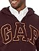 GAP mens Logo Sherpa Zip Hooded Sweatshirt, Auberge, Small US
