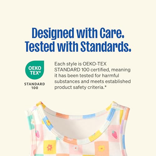 image for Garanimals Baby & Toddler Girl Icons Tank Tees - Kid's Sleeveless Tank
