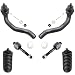 Detroit Axle - New 6-Piece Front Suspension Kit - All (4) Front Inner and Tie Rod End Links, Pair (2) Boots; for Acura TSX 04-08; Accord 03-07 w/ 2.4L
