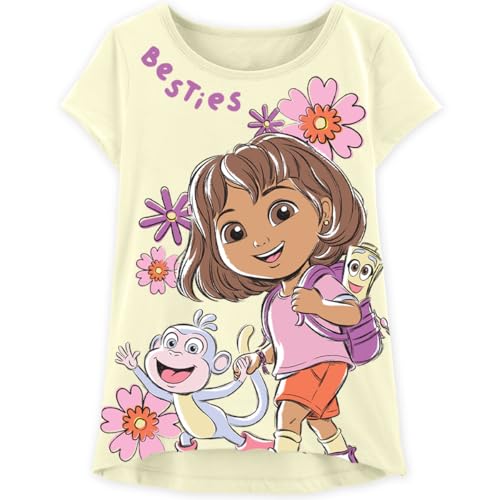 Dora The Explorer T-Shirt Sets - Boots & Friends Kids Birthday Party Graphic Outfit Tee Toddlers Birthday to Girls Clothes2
