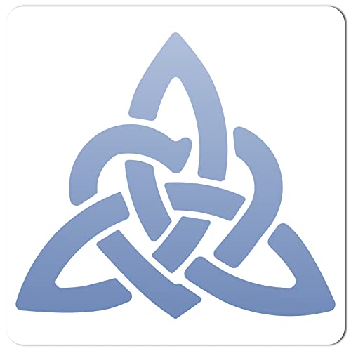 GORGECRAFT Large Celtic Knot Stencils 12x12 Inch Reusable Triquetra Knot Stencil Viking Symbol Template Signs Decoration for Painting on Wood Wall Scrapbook Card Floor Canvas and Tile Drawing