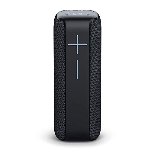 Haut-parleur intelligent sans fil Bluetooth portable extérieur étanche noir