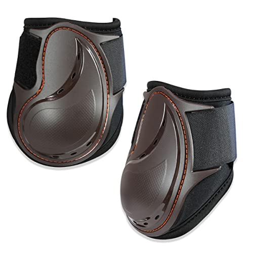 Protège-mains bio en céramique Horses marron L : protections pour cheval sûres et résistantes