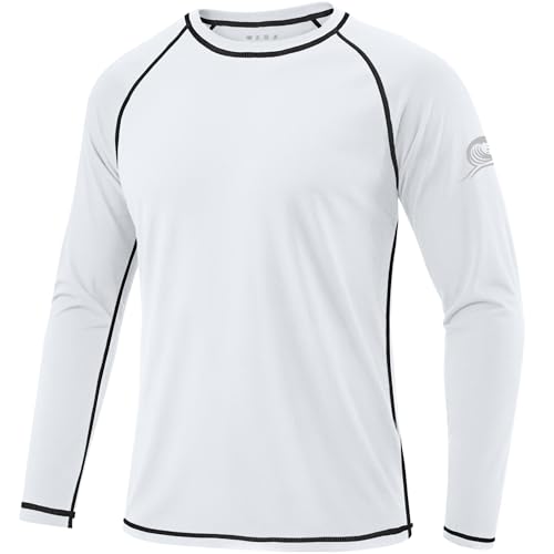 Twekfish - Twekfish Men's UPF 50+ Long Sleeve Rash Guard – UV Sun Protection Swim Shirt (13% Off Amazon Deal)