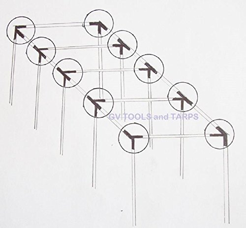 40' Baseball / Softball Straight Leg Batting Cage 3/4" Fittings Only #TOP3