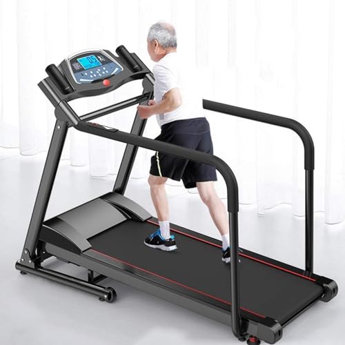 Image of Folding Treadmills Household Multifunctional Elderly Treadmill Rehabilitationhine, Hydraulic Folding 10.1 inch Screen Electric