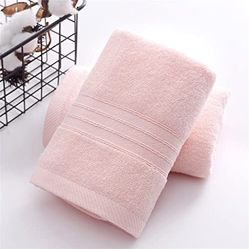 Toallas de playa cómodas y juego de toallas de baño rosa TILEZE de 6 piezas 3