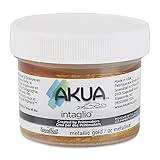 Akua Intaglio Print Making Ink, 2 oz Jar, Metallic Gold (IIMG2)