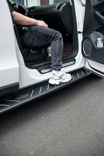 Estribos laterales para BYD Seal U 2023-2026 en aluminio y plastico ABS con soporte 5
