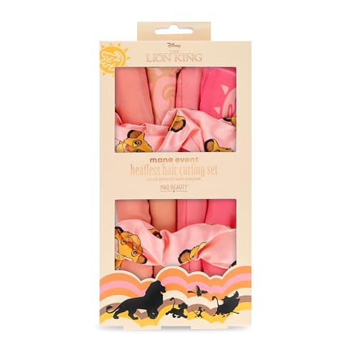 Mad Beauty Disney Lion King Reborn Heatless Hair Curling Set | Disney Inspired | Gentle Curling | No Heat Damage | Gift for Disney Fans