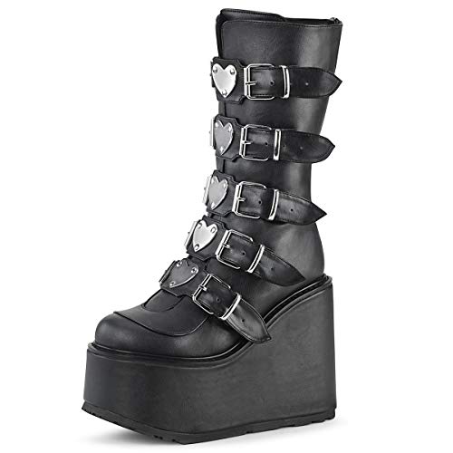 demonia mid calf boots