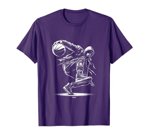 HOODED BREAKDANCING BASKETBALL CROSSOVER T-Shirt