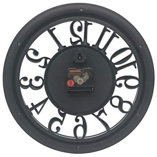 Adalene Wall Clocks Battery Operated Non Ticking Kitchen Wall Clock Decor - 13 Inch Large White Wall Clock Silent - Vintage Rustic Wall Clocks For Living Room Decor, Analog Decorative Wall Clock #TOP2