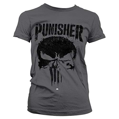 Officially Licensed The Punisher Big Skull Women T-Shirt