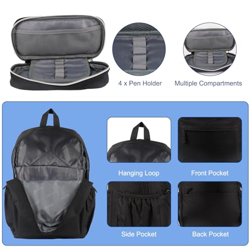 Backpack Laptop, 2PCS 17 Inch Waterproof Backpack Laptop Outdoor Sport Travel Hiking4
