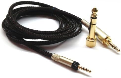 NewFantasia Replacement Audio Upgrade Cable for Sennheiser HD598 / HD558 / HD518 / HD598 Cs / HD599 / HD569 / HD579 Headphones 1.2meters/4feet