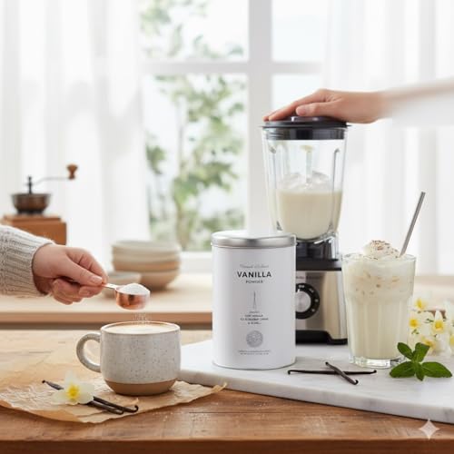 The Coffee Bean & Tea Leaf, French Deluxe Vanilla Powder, Coffee and Drink Powdered Creamer, 22 Ounce Container - Thumbnail 4