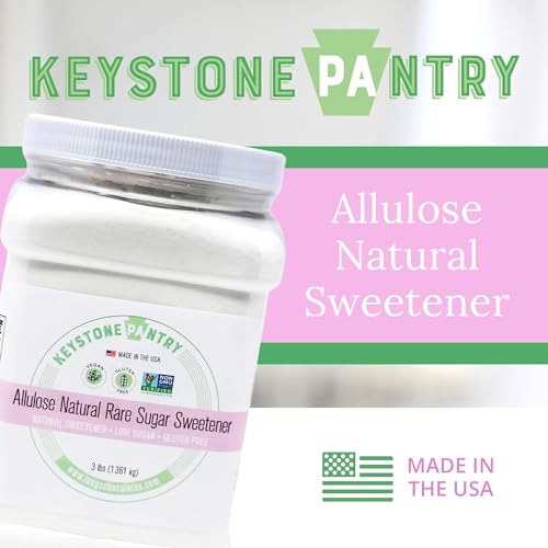 Image of Allulose Sweetener 3lb 100% pure, Keto Sugar Substitute, Free Flowing, Anti Clumping, Zero Calorie Non-GMO Vegan