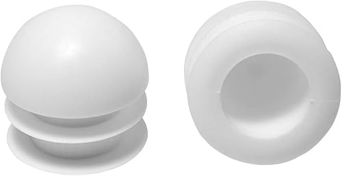 Miniatura 6 de 78" Ronda Insertar Glide Pata de Silla Protectores  Negro  Paquete de 25