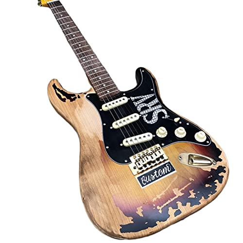 AURH skjos Guitare Électrique Corps Et Col Érable À La Main Guitare Électrique À La Main Guitare Classique (Color… - Les Beatles, Paul McCartney, John Lennon, RIngo Starr, George Harrison AURH skjos Guitare Électrique Corps Et Col Érable À La Main Guitare Électrique À La Main Guitare Classique (Color…
