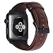 Produktbild Armband für Apple Watch 42mm(44mm Series 5/6), Apple Watch Armband Leder Armband Wax Series Vintage Echtleder Uhrenarmband für iWatch Series 1, 2, 3, 4, Series 5,6 iWatch Sport Edition & Nike+