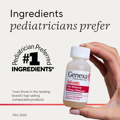 Image of Genexa Infants Acetaminophen Made Clean, Baby Pain & Fever Reducer, 2 fl oz