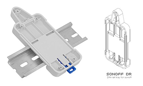 Elenxs Bandeja Carril DIN Sonoff DR Ajustable del sostenedor montado en la Caja de rieles para Rack de soluciones de Montaje para los Productos Sonoff
