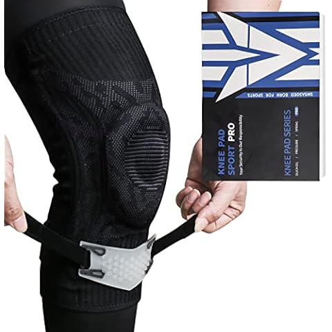 3PC Knee Brace Set, Built-in Full Leg Compression Sleeve Knee Pain Relief & Patella Stabilizer Knee Brace Support for Hiking, Soccer, Basketball, Running, Jumpers Knee, Tennis, Volleyball & Squats Cover