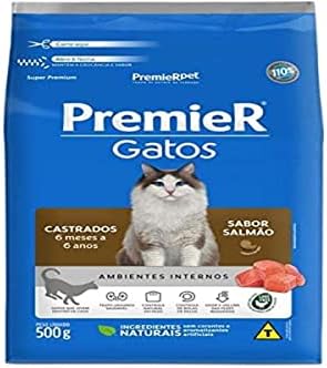 Meu pet merece o melhor? Entenda por que a escolha da ração impacta diretamente a vida do seu companheiro. 8 PremieR Pet Ambientes Internos Ração Seca para Gatos Castrados 6 ...