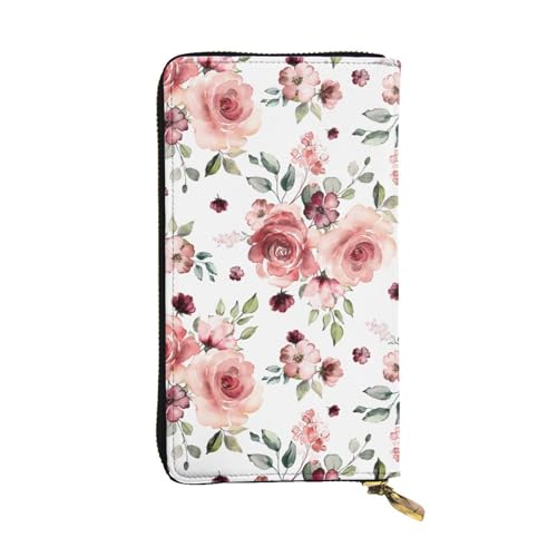 Portefeuille long pour femme en simili cuir de qualité supérieure
